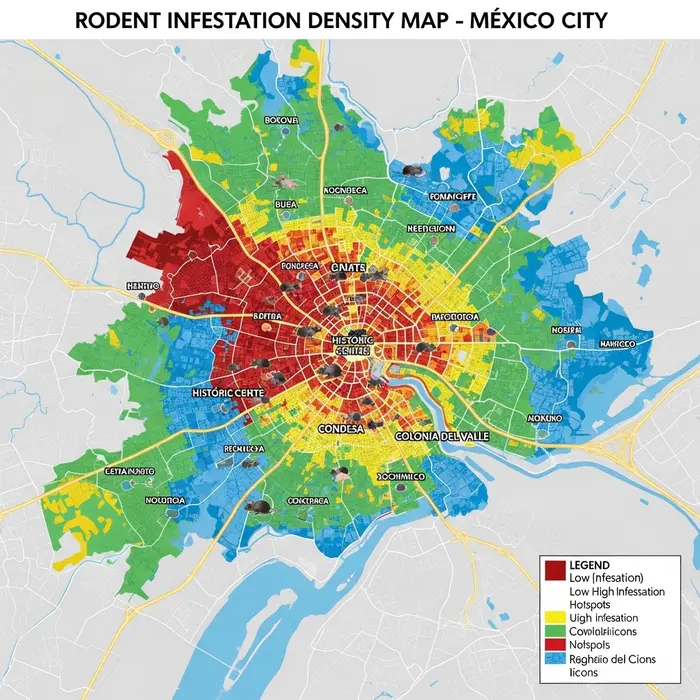 Cobertura de control de roedores en CDMX y Estado de México